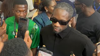 Mr Eazi Makes 1st Public Appearance in Ghana 🇬🇭 After marriage 