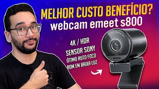 Logitech, watch out! The EMEET S800 has 4K, a Sony sensor, and costs less!