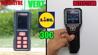 Le pire produit LIDL ? télémètre PARKSIDE PERFORMANCE + Détecteur matériaux bois métal électricité