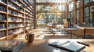 Sunlit Library 40Hz Brain Music │ Lo-Fi Music for Focus & Deep Study │ No Lyrics
