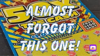 We forgot one ‼️ #california #lottery #scratchers #gambling #shortvideo 