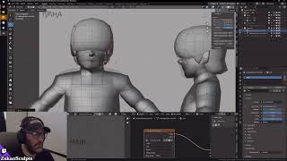 Hair Modeling - Halfling (part 1)