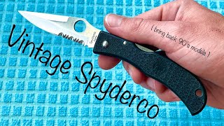 Discontinued Spyderco Jess Horn Lightweight (Vintage 90’s Spyderco)
