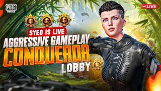 PUBG Mobile Road to Conqueror 🔥 Live Ranked Push | Intense Fights & Pro Gameplay