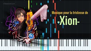 Musique pour la Tristesse de Xion[Synthesia Tutorial + Sheet music]