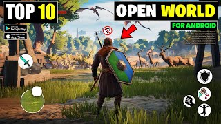 Top 10 REALISTIC OFFLINE SURVIVAL Games For Android 2024 | Best Offline Survival Games For Android