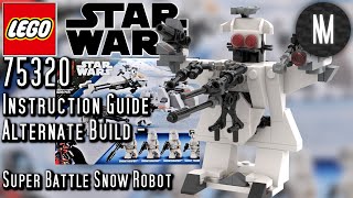 LEGO Star Wars 75320 Alternate Build Tutorial How To - Super Battle Snow Robot