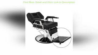 Best HZ8706 Professional Portable Hydraulic Lift Man Large Barber Chair Black