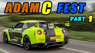 Modified Cars Leaving AdamC Fest 2023