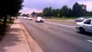 Cortege of Police Officer Funeral Killed at JF