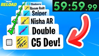 🔴 SPEEDRUNNING EVERY MYTHIC & EXOTIC! - Fortnite Reload