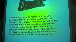 Circumference of a circle