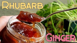 Using up Rhubarb: Fiery Rhubarb and Ginger Jam