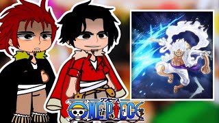 (Past) God Valley Characters React to Future + Luffy || Part 2 || Gacha react || react to one piece