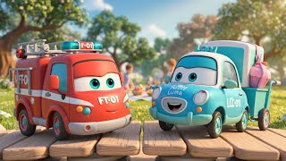 EP2: Bridge Bounce Delivery! Cupcake Rescue | Vehicle Adventures | Slow, Straight, Secure (Kids 2–6)