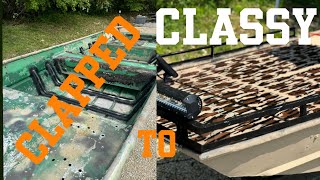 Jon Boat custom camo paint (HAVOC TIMBER)