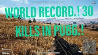FIRST TIME EVER.! 30 KILLS IN PUBG.! ONE MAN ARMY.!