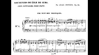 Julian Fontana - Souvenirs de l'île de Cuba, Op.12