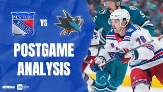 Sharks Defeat Rangers 3-1 In San Jose | New York Rangers