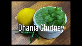 Spicy Dhania Chutney How to make a Spicy Dhania / Corriander Chutney / Sauce / Dip / Spread