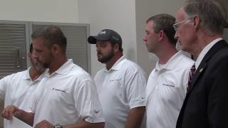 Governor Bentley Presents Grant and Tours Bevill State