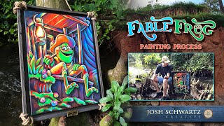 Fable Frog 🐸💦 - Splash Mountain Inspired Brer Frog Painting