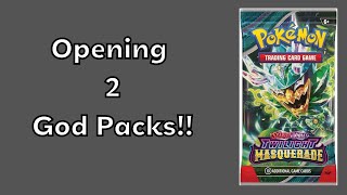 Opening 2 Twilight Masquerade God Packs on PTCGL!