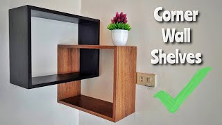 Membuat Rak Dinding Sudut - Corner Wall Shelves