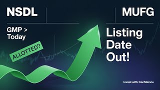 NSDL IPO Allotment Status Out Now | MUFG IPO Status, GMP & Listing Date 🔥📈