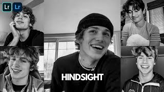 Tiktok Hindsight Filter Lightroom Preset - Lightroom Mobile Preset Free Dng | Black & White Preset