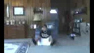 Blaine Turning A Flip 01