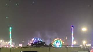 LA County fair seen from the parking lot ￼