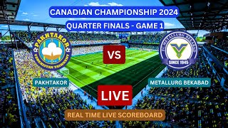 Forge FC Vs CF Montreal LIVE Score UPDATE Today 2024 Canadian Championship Quarter Finals Game 1