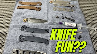 Blade & Scale Swap on Hogue Knives Mysto! (Wish Me Luck)!!