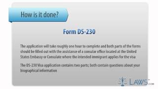 Learn How to Fill the Form DS-230 Application for Immigration Visa and Alien Registration