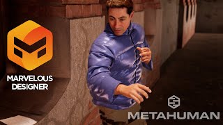 HOW TO import Marvelous Designer clothes for a MetaHuman (UE5 & MD10)