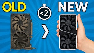 How to Upgrade Your GPU in UNDER 2 Minutes! (Easy Graphics Card Swap)