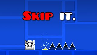How Many PADS Can You SKIP in Geometry Dash?