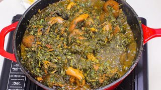 HOW TO COOK AUTHENTIC AFANG SOUP LIKE A PRO | STEP BY STEP PROCESS VERY DETAILED AFANG SOUP RECIPE 
