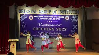 Oriental institute of science and technology .... freshers party dance.....