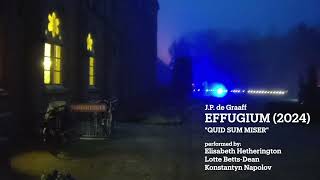 Jan-Peter de Graaff: Quid sum miser (from 'Effugium', 2024)