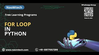 #13 Python Tutorial for Beginners | Loops | For Loop | Programs for Interviews.