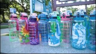 Amazoncom  BuildLife Gallon Water Bottle with Time Marker  StrainerTracker Helps You Drink More Dail