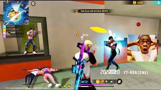 ( M82B 🔫 + M1014 III ) 2 Finger ⚡ Sniper + Shotgun Combination Gameplay @RedZonei #freefire
