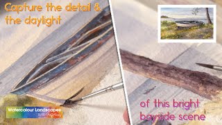 Boat at Rest - Preview with Geoff Kersey ⎮ Watercolour Landscapes