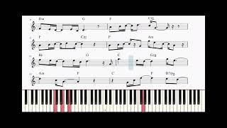 Can You Feel the Love Tonight Casio Song Bank With Chord & Note Display