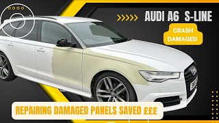 REBUILDING A CRASH DAMAGED AUDI A6 S-LINE PART 2