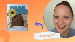 fall diy//easy budget friendly//scarecrow girl🌻🍁😱