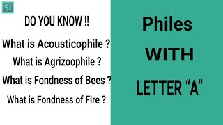 Phile Vocabulary Part - 1 with Letter 'A' | Vocabulary Video MUST WATCH | Simplyinfo.net