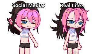 Girls In Social Media VS Girls in Real life 😘☹️